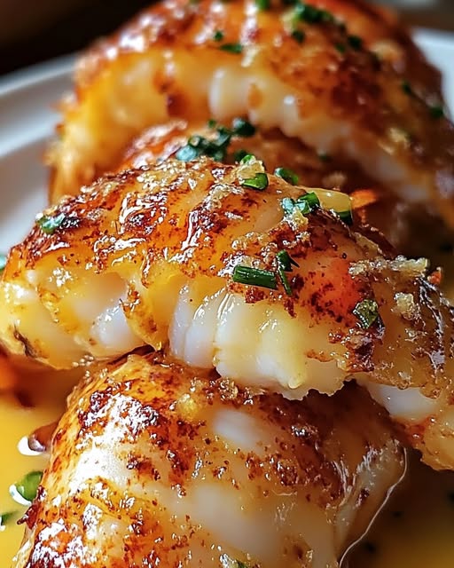 Buttery Garlic Lobster Tails Delight 