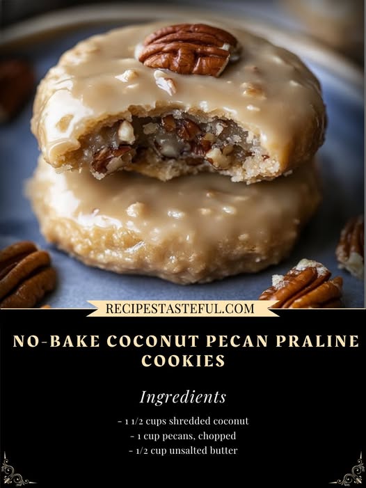  Coconut Pecan Praline Cookies