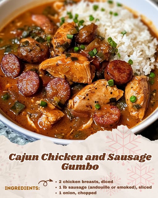 Cajun Chicken and Sausage Gumbo