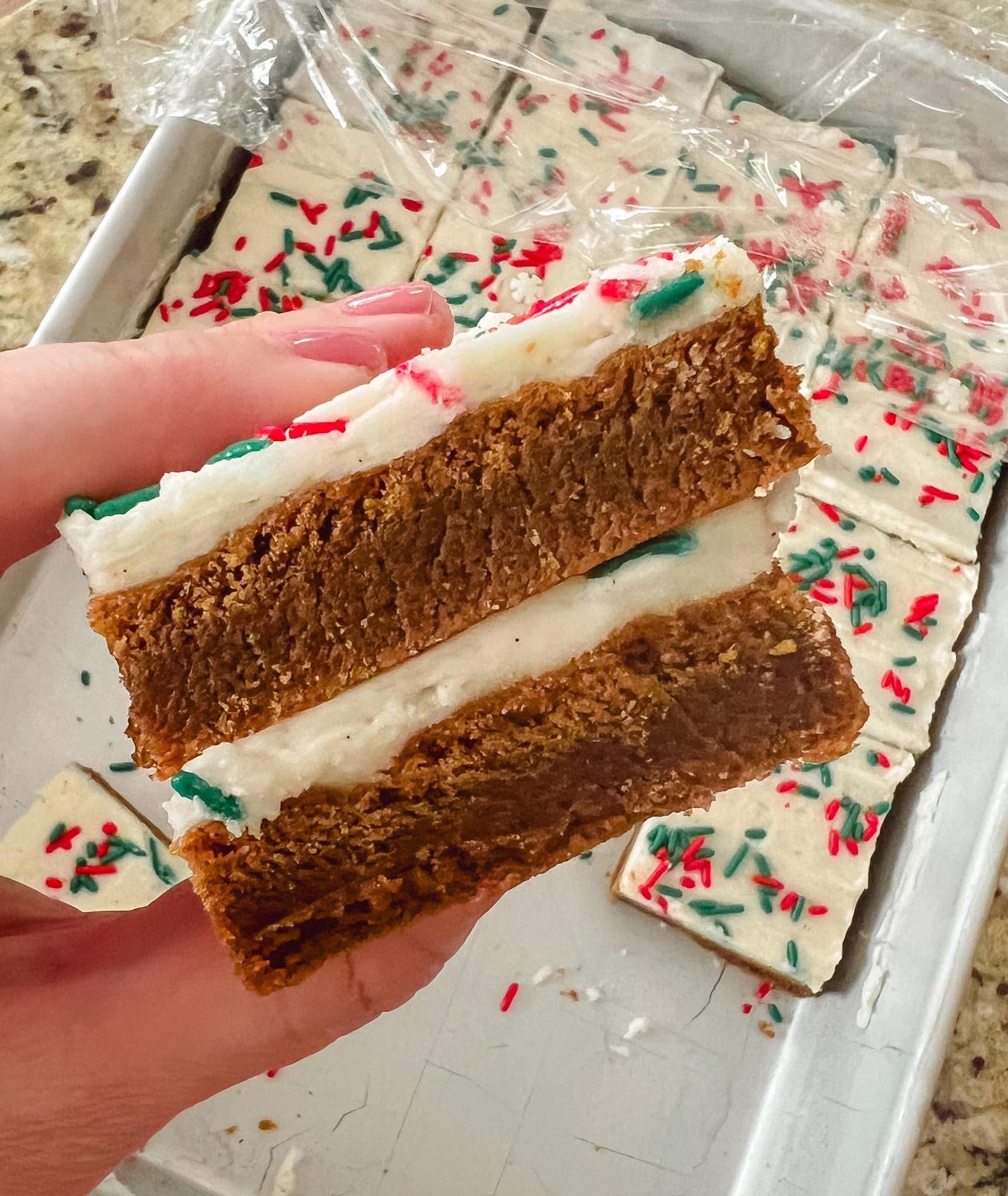 Soft Gingerbread Cookie Bars Recipe