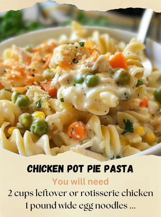 Chicken Pot Pie Pasta