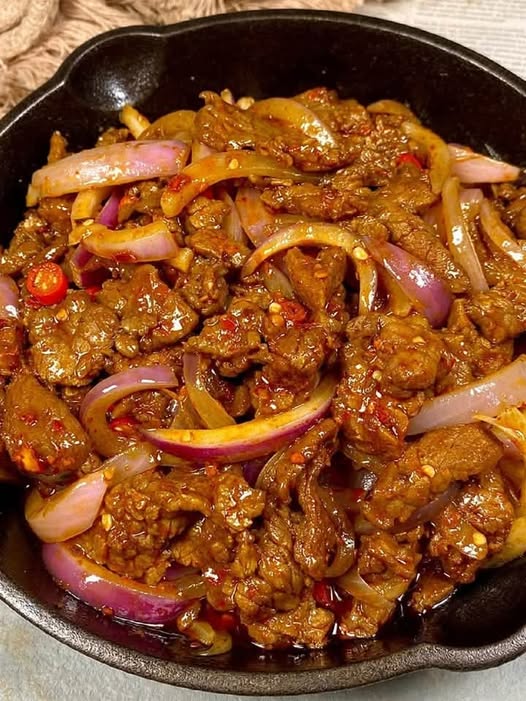 Onion and Cumin Beef Stir-fry Recipe