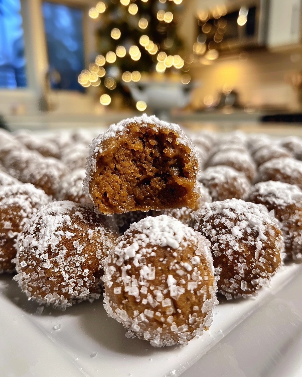 Gingerbread Snowballs Recipe: Easy Holiday Cookie Delight