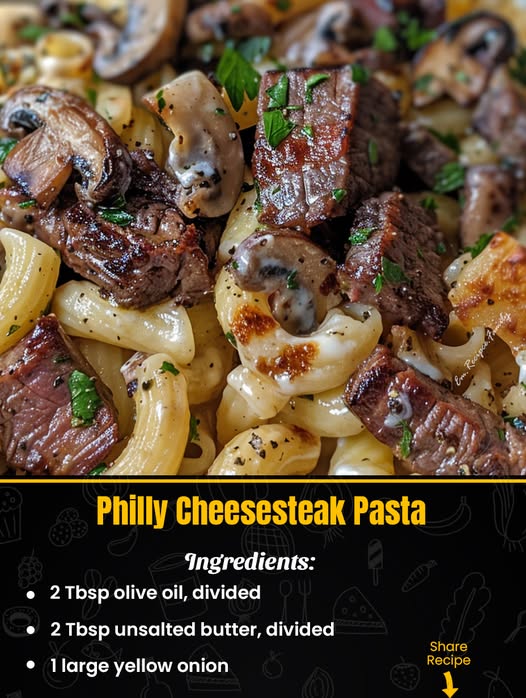 Philly Cheesesteak Pasta