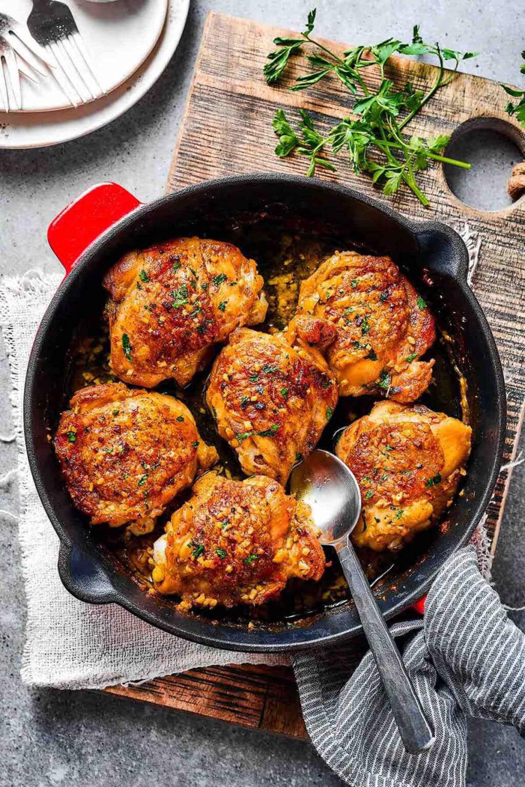 Cast Iron Chicken Thighs