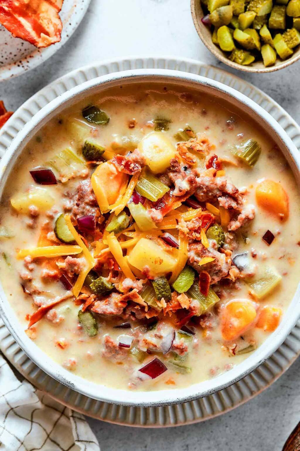 Cheeseburger Soup