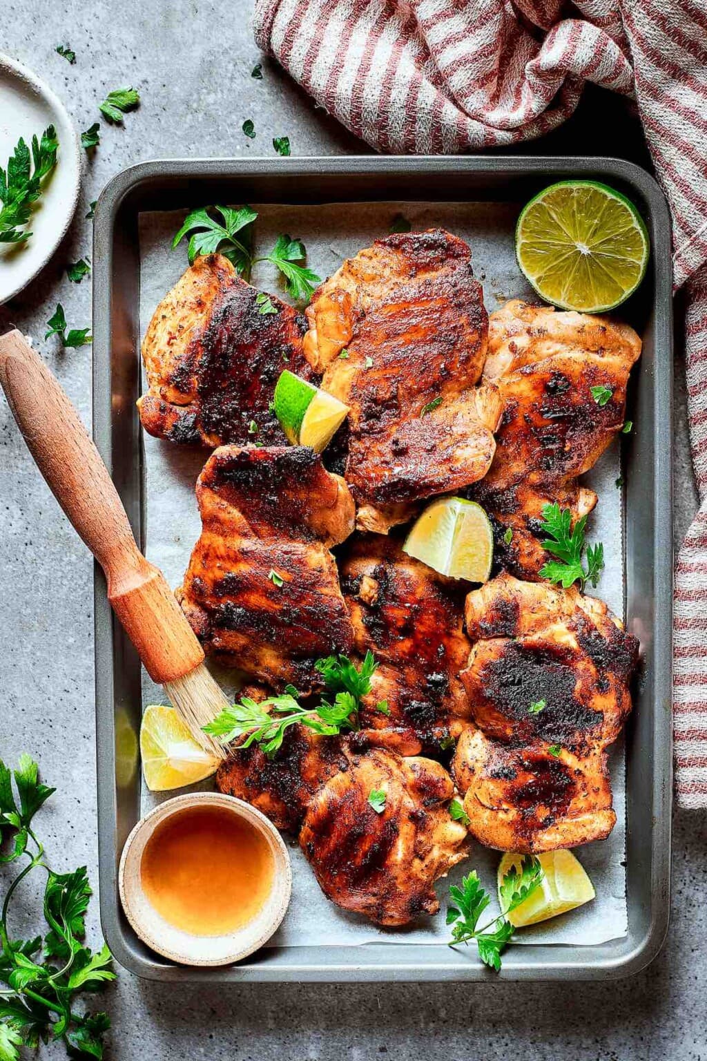 Grilled Boneless Chicken Thighs