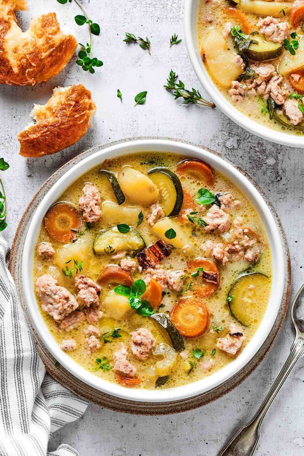 Ground Turkey Soup