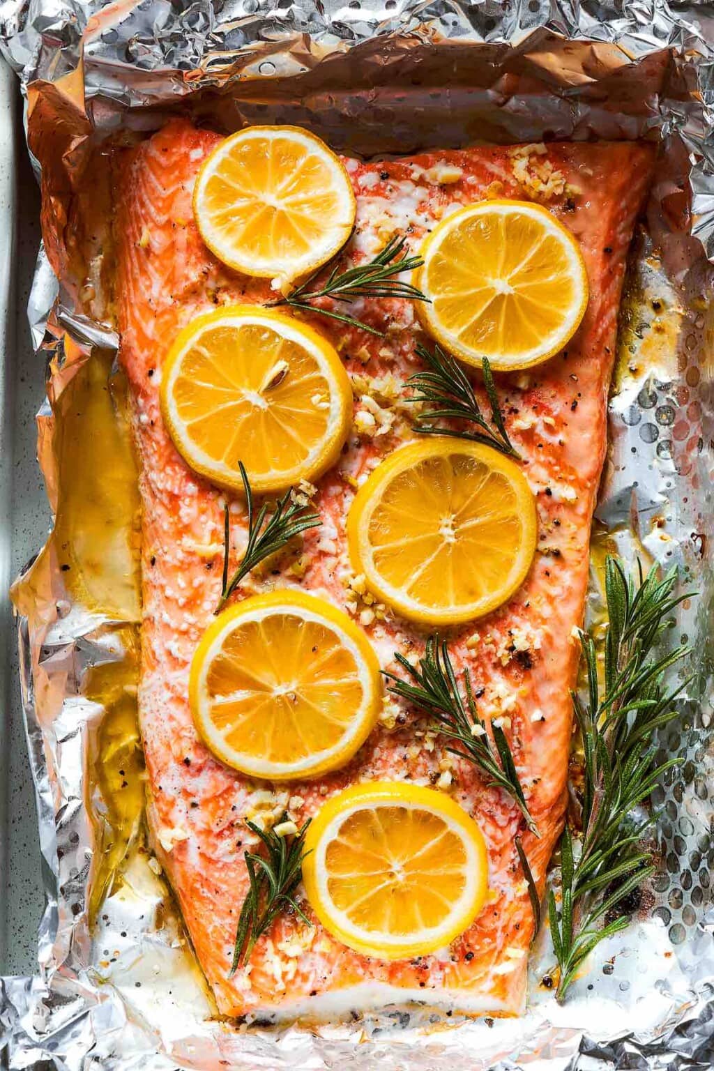 Oven Baked Salmon In Foil