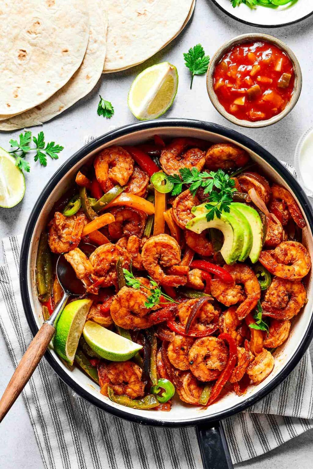 Shrimp Fajitas