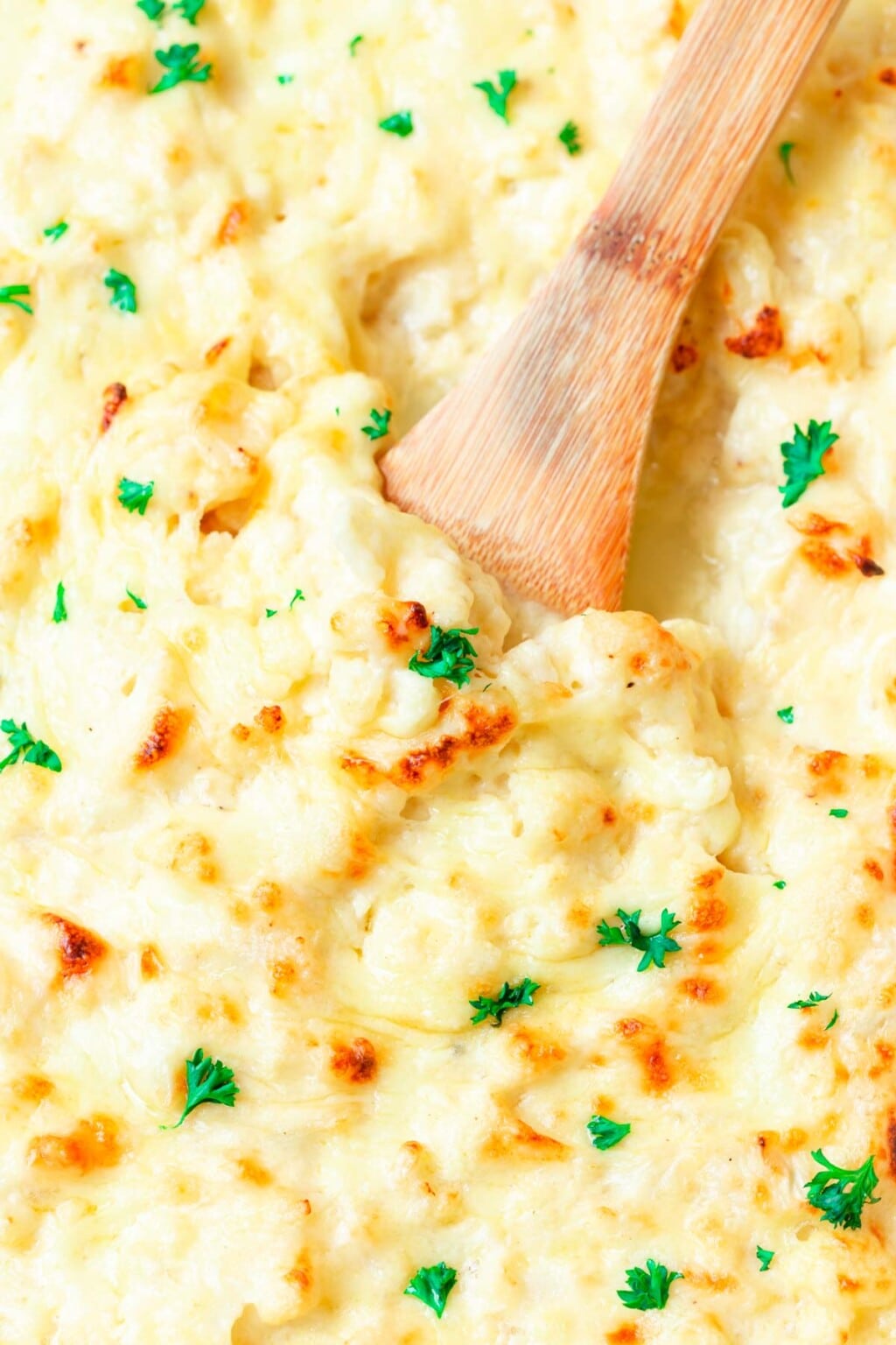 Keto cauliflower Mac and Cheese